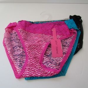 Betsey Johnson 3 Pack Lace Bikini - NWT